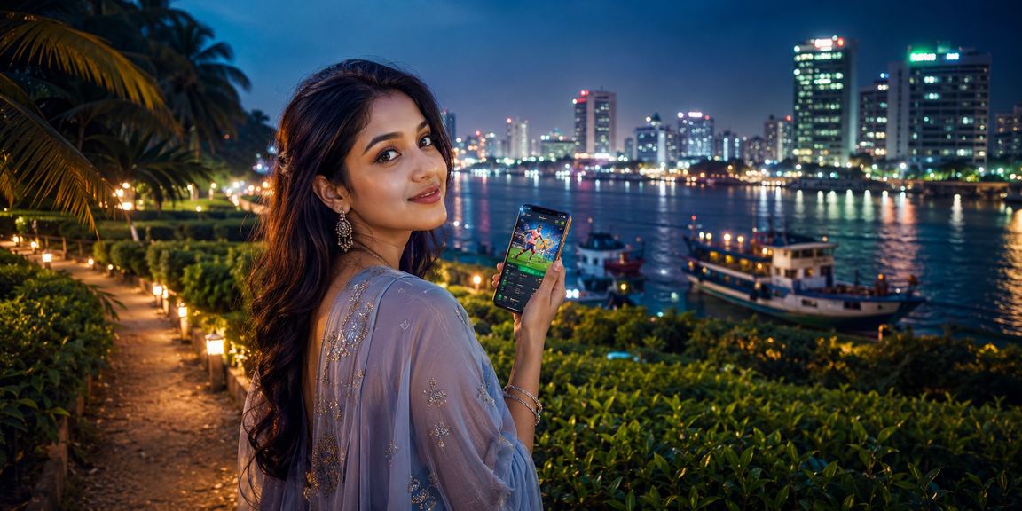 ঢাকার একটি চা বাগানে স্পোর্টস বেটিং উপভোগ করছেন খেলোয়াড়